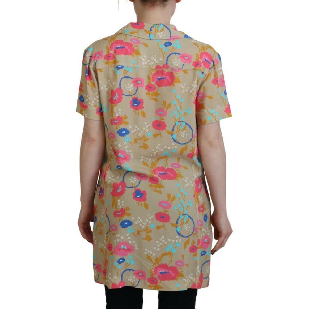 Dsquared Multicolor Printed Collared Button Front… - image 3